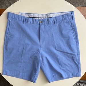 Peter Millar 9” Soft Touch Twill Short Pima Cotton Blue Size 38 New